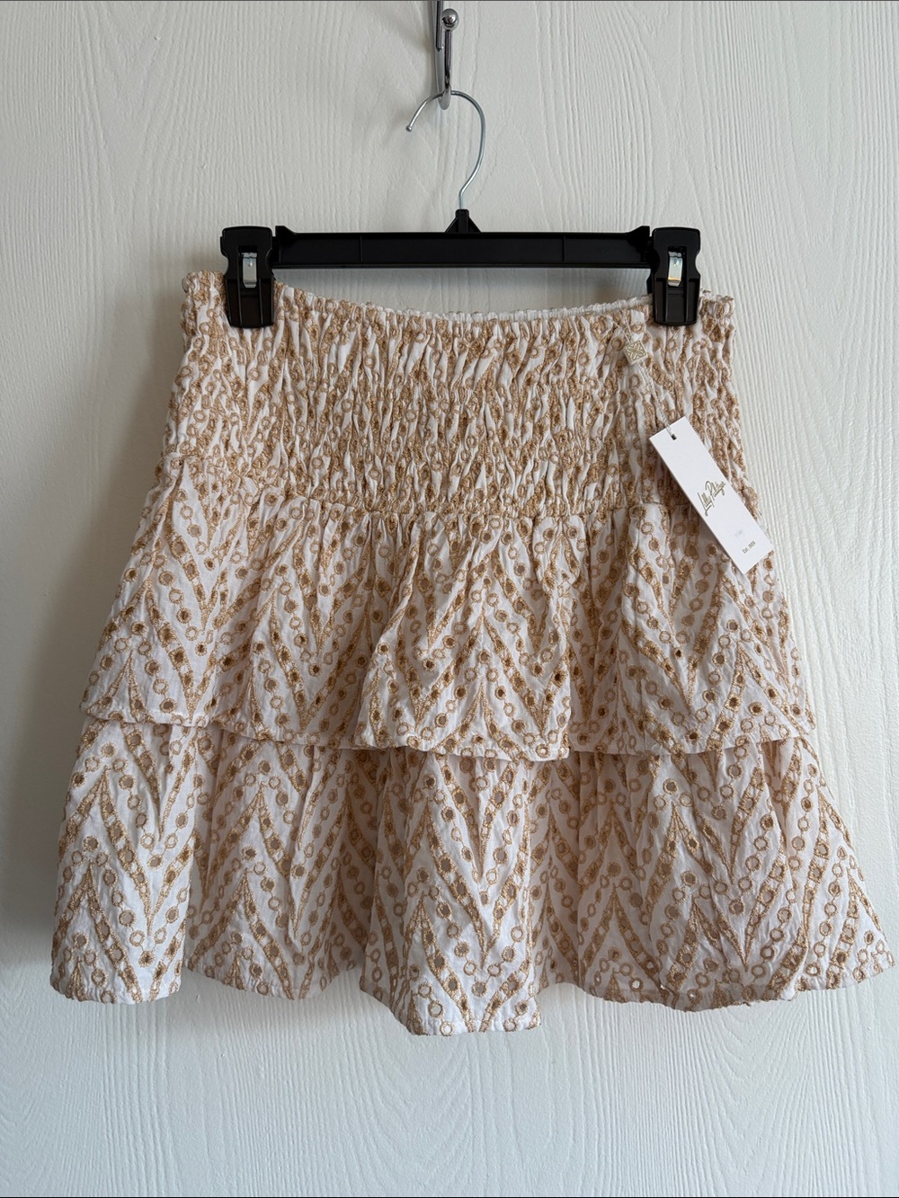 Lilly Pulitzer Cream and Tan Mini Dress Set - Picture 3 of 4
